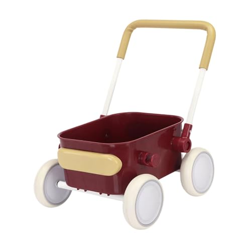 Einkaufswagen für Kinder, Babytrolleys, Partygeschenk, Rollenspiel, Einkaufswagen, Spielzeug, Einkaufswagen, Spielzeug für Kinder, Kleinkinder, Rot von Baoblaze