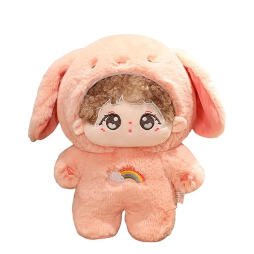 Baoqifong Cartoon-Kuscheltiere,Niedliche Cartoon-Kuschelpuppe, 9,84 Zoll süßes Plüschtier, Weiche gefüllte Mädchenpuppe, bequemes Cartoon-Kinderspielzeug, weiche Cartoon-Mädchen-gefüllte Puppe für von Baoqifong