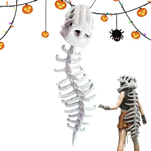 Baoqifong Halloween Dinosaur Kostüm | Halloween Plüsch Rücken Skelett Cosplay Kopfschmuck - Karneval Fasching Events Geburtstag Kostümzubehör Für Alle Baoqifong Halloween Dinosaur Kostüm | Halloween Plüsch Rücken Skelett Cosplay Kopfschmuck - Karneval Fasching Events Geburtstag Kostümzubehör Für Alle von Baoqifong