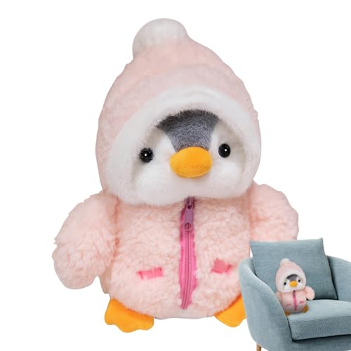 Baoqifong Stofftier Pinguin,Pinguin Plüsch,Cartoon-Plüschtier | Raumdekor-Plüschpuppe 9,8 Zoll für Mädchen und, Tier-Plüschkissen, Stofftier-Plüschtiere von Baoqifong