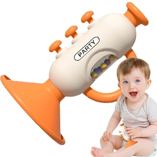 Baoqifong Trompetenspielzeug für Kinder, Trompetenspielzeuginstrument | Kleines Musikinstrument - Whistle Sound Toys Musikinstrument zur Verbesserung des Hörvermögens fördert die Lungenkapazität von Baoqifong