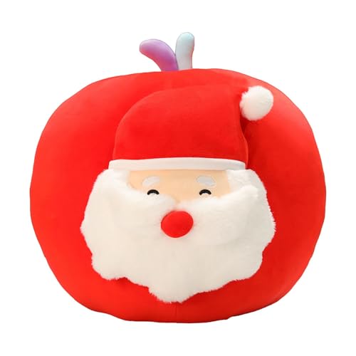 Baoqifong Weihnachtsplüsch,Weihnachtskuscheltiere - Frucht-Weihnachtsmann-Plüschkissen-Spielzeug,Weiches Hug-Wurfkissen zum Sammeln, Spielzeug, weihnachtliche Tafelaufsätze, Urlaubsdekoration für von Baoqifong