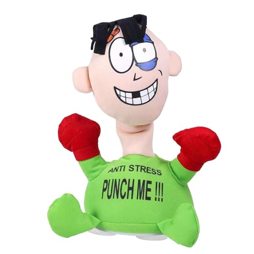 Doll, Stress Anti-Stress Toy for Adults | Schlag Mich Schreiende Puppe,Fidget Toys Für Kinder Und Erwachsene,Stoffpuppe Stress Schreien Nachdem Man Geschlagen Wurde,Stressabbau Für Erwachsene von Baoqifong