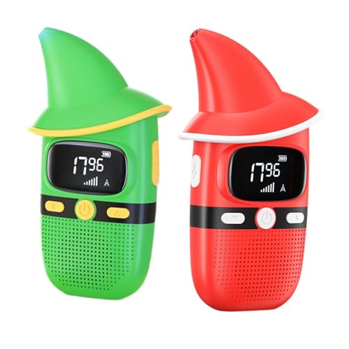 BaotyJie 2Pcs Kinder Wiederaufladbare Party Favor Spiele Radio Outdoor Aktivitäten Kind Kinder Spielzeug, Rot und Grün von BaotyJie