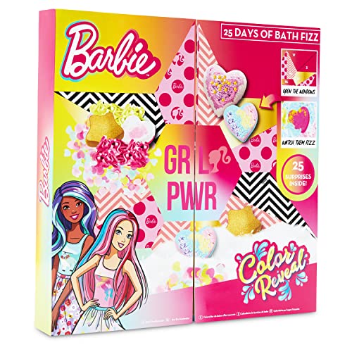 Barbie Adventskalender 2023 Mädchen, 25 Badebomben Kinder, Bath Bomb Adventskalender Kinder von Barbie