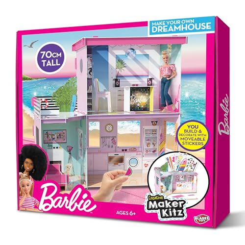 BLADEZ Barbie Dreamhouse, Make Your Own/Build Your Own Dream House, Personalisierbares Puppenhaus mit wiederverwendbaren Aufklebern, Creative Maker Kitz von Bladez Toyz von BLADEZ