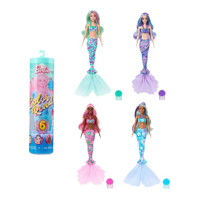 Barbie Barbie Puppe Color Reveal Deep Sea Mermaids Series von Barbie