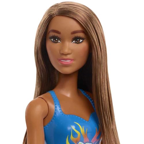 Barbie - Beach Doll - Blauer Badeanzug (HDC51) von Barbie