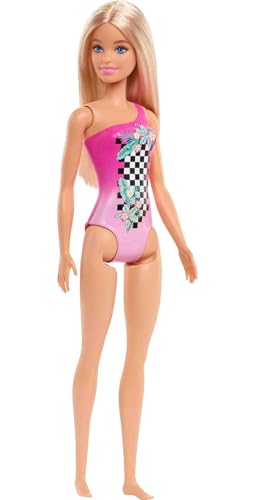 Barbie - Beach Doll - Pink Bathing Suit (HDC50) von Barbie