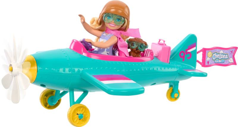 Barbie Chelsea-Puppe Can Be Spielset mit Flugzeug von Barbie