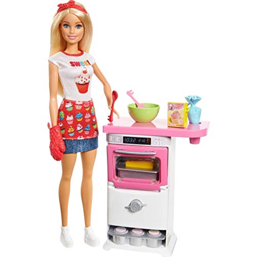 Barbie Cooking Baking Bäckerin Puppe Spielset von Mattel