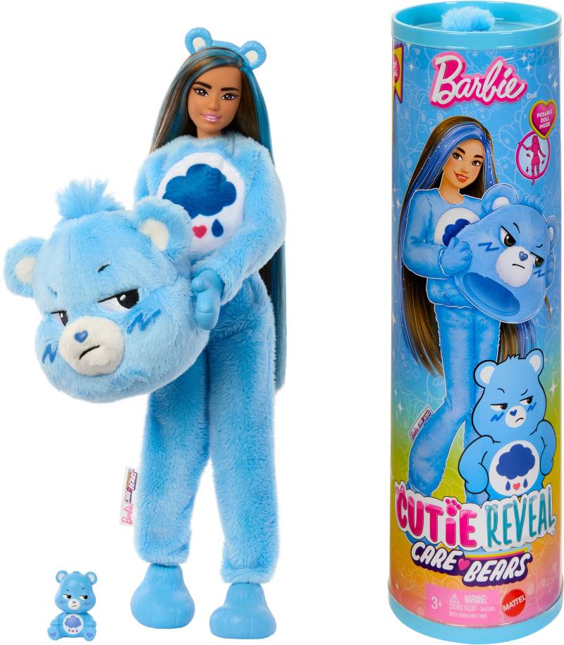 Barbie Cutie Reveal Puppe Care Bears, Blau von Barbie