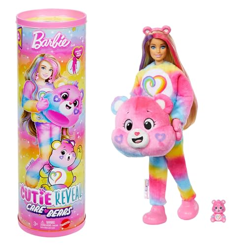 Barbie Cutie Reveal Puppe mit Accessoires, Glücksbärchis-Serie 2, Togetherness-Bärchi mit 10 Überraschungen, einschließlich Farbwechsel und Mini-Bärchi, JFV60 Barbie Cutie Reveal Puppe mit Accessoires, Glücksbärchis-Serie 2, Togetherness-Bärchi mit 10 Überraschungen, einschließlich Farbwechsel und Mini-Bärchi, JFV60 von Barbie