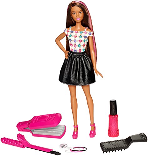 Barbie D.I.Y. Crimps & Curls Doll / Wellen und Lockenspaß (African-American Doll) von Barbie