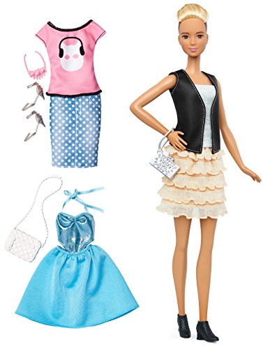 Barbie DTF08 Fashionistas Style Puppe und Moden mit Fransentasche von Barbie