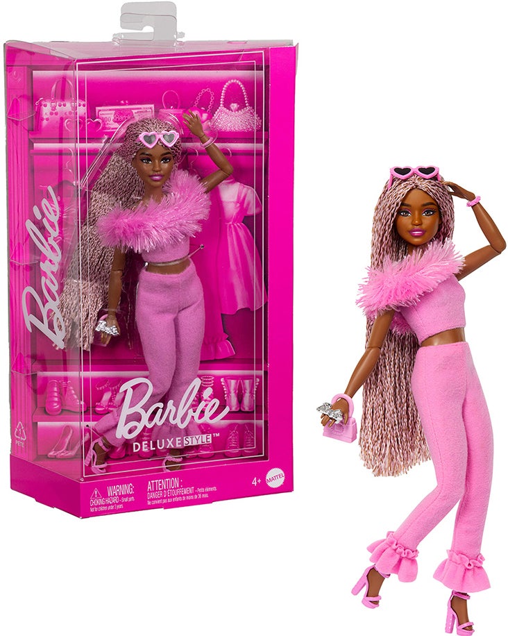 Barbie Deluxe Style Puppe Geflochtenes Haar von Barbie