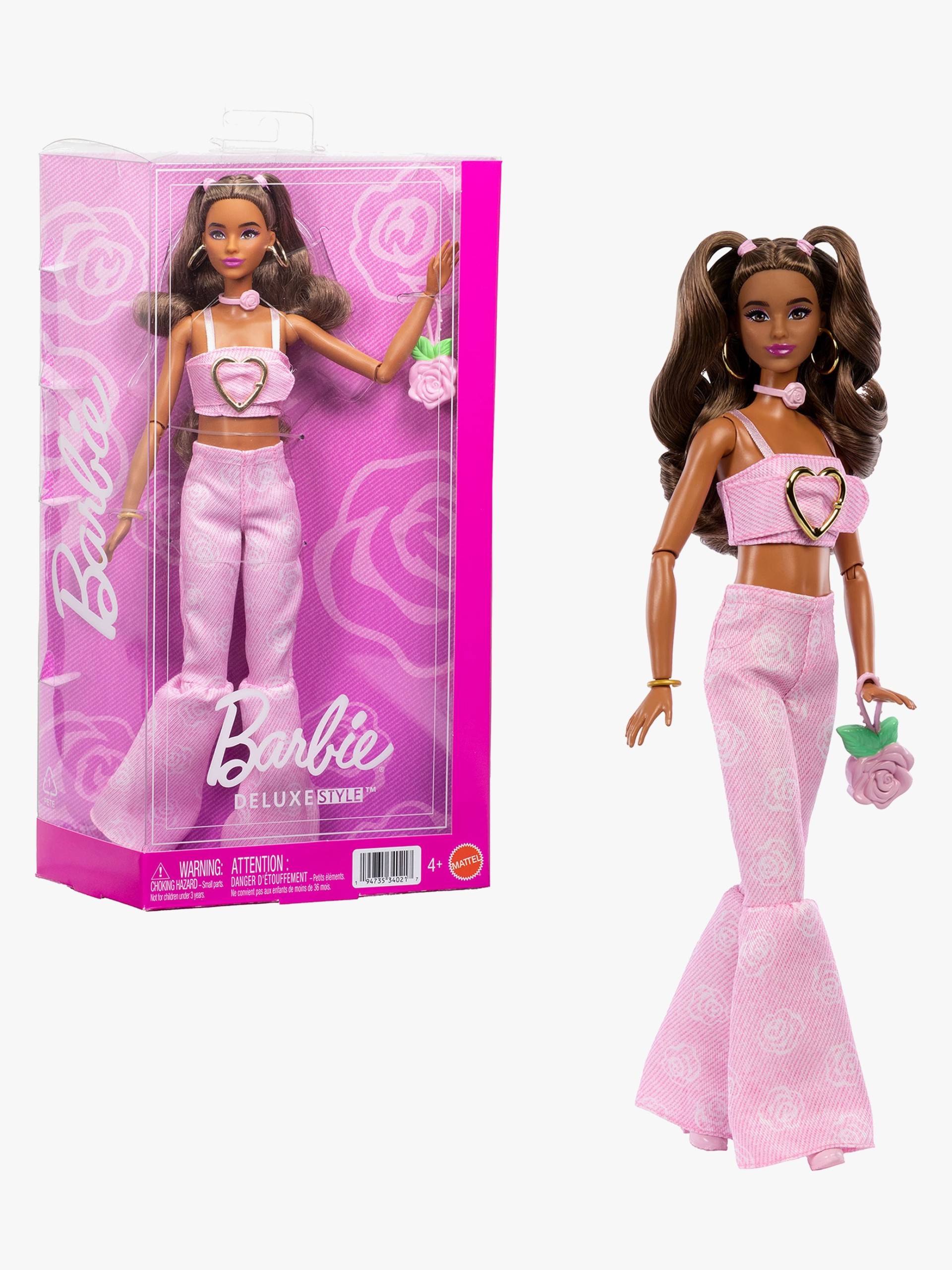 Barbie Deluxe Style Puppe mit Rosa Denim-Outfit Barbie Deluxe Style Puppe mit Rosa Denim-Outfit von Barbie