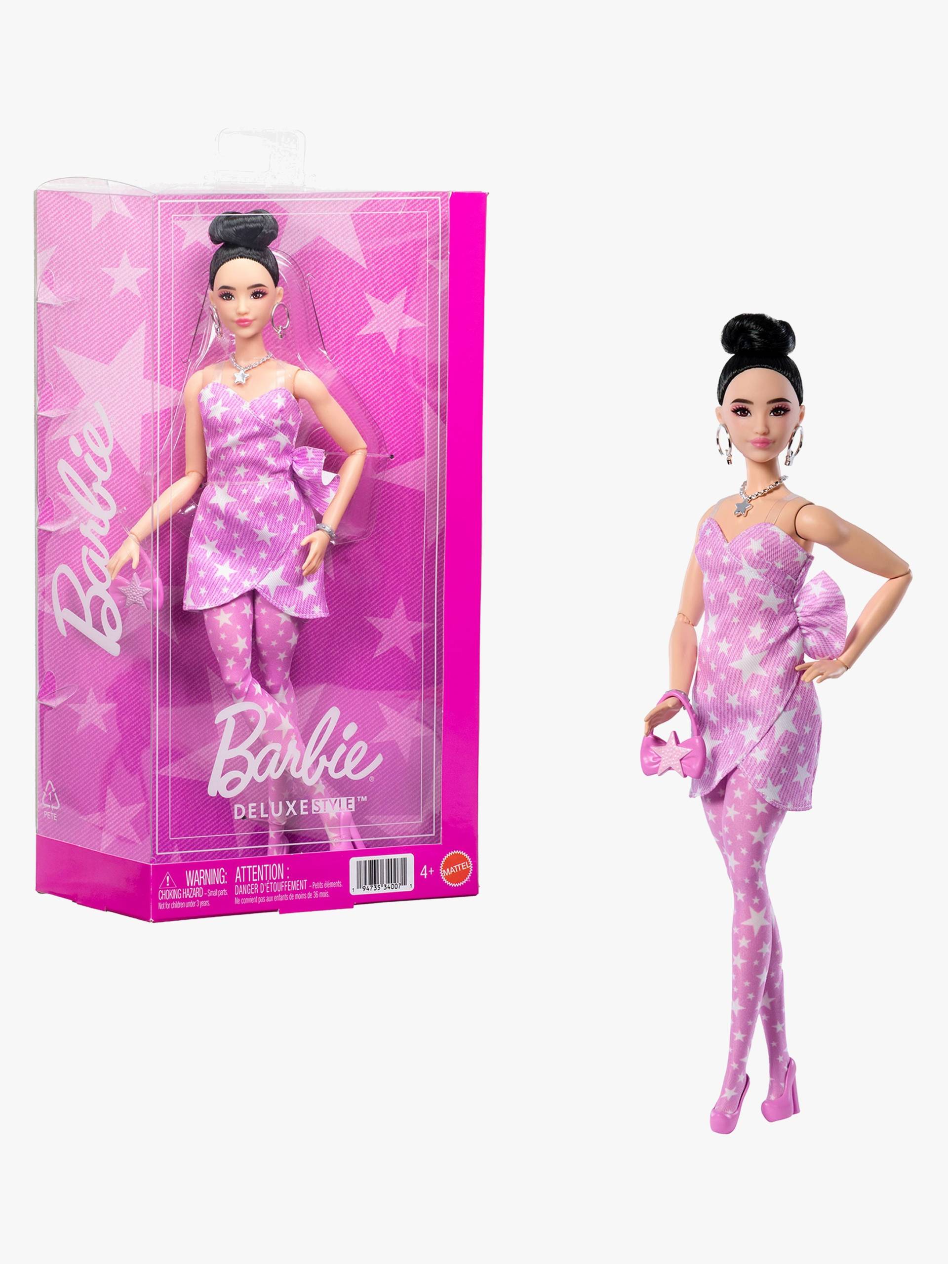 Barbie Deluxe Style Puppe mit Rosa Jeanskleid Barbie Deluxe Style Puppe mit Rosa Jeanskleid von Barbie