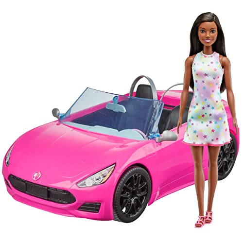 Barbie Disney Puppe und rosa Cabrio von Barbie