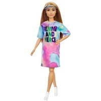 MATTEL GRB51 Barbie Fashionistas Puppe im Tie Dye Kleid von Barbie