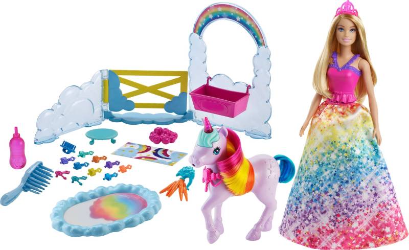 Barbie Dreamtopia-Spielset, Puppe mit Einhorn von Barbie