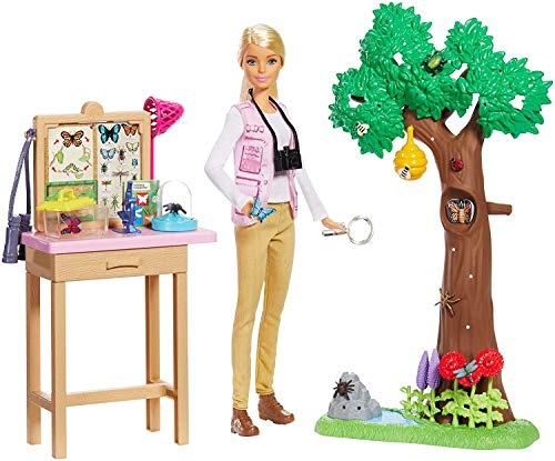 Barbie GDM49 Insektenforscherin Puppe und Spielset von Barbie