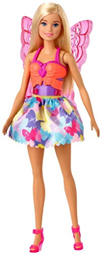 Barbie GJK40 - Dreamtopia 3-in-1 Fantasie Spielset, Puppe (blond) mit 3 Outfits und Zubehör: Fee, Meerjungfrau und Prinzessin, Spielzeug ab 3 Jahren von Barbie