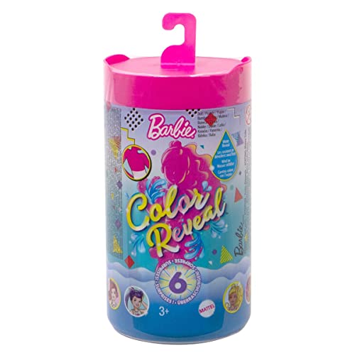 Barbie GTT24 - Color Reveal Chelsea Mono-Neon Mix Sortiment mit 6 Überraschungen, Geschenk für Kinder ab 3 Jahren von Barbie