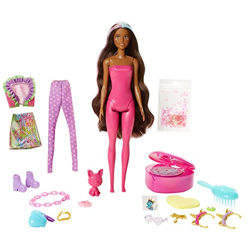 Mattel® Puppen Accessoires-Set Mattel GXV93 - Barbie Color Reveal  Puppe,Haustier,25 Überraschungen,M