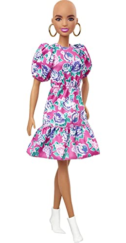 Barbie GYB03 - Fashionistas Puppe mit Mäusekleid, rosa Stiefeletten und Sonnenbrille, Spielzeug für Kinder von 3 bis 8 Jahren von Barbie