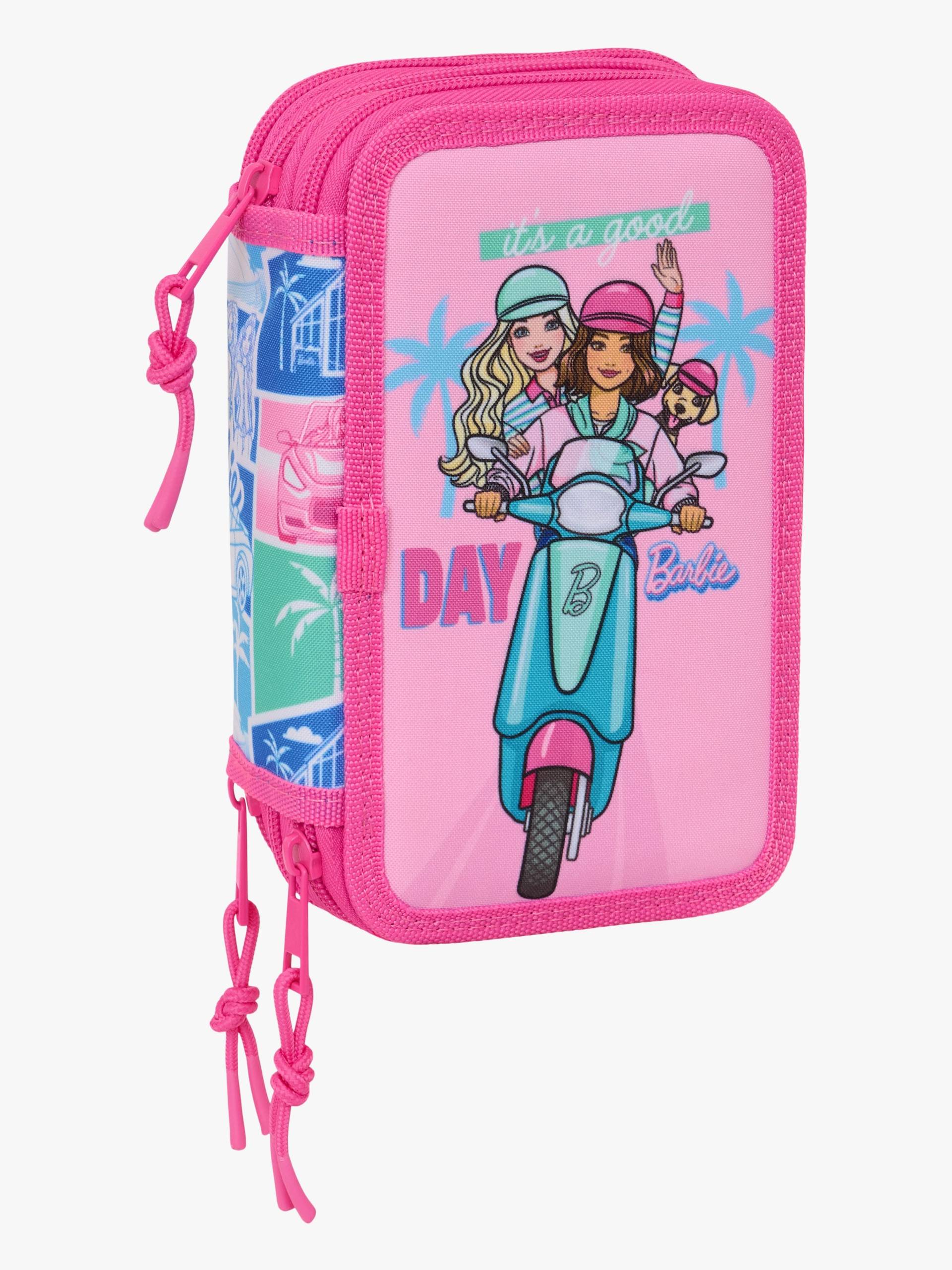 Barbie Gefülltes Dreifach-Federmäppchen 37 Teile, Blau/Pink Barbie Gefülltes Dreifach-Federmäppchen 37 Teile, Blau/Pink von Barbie