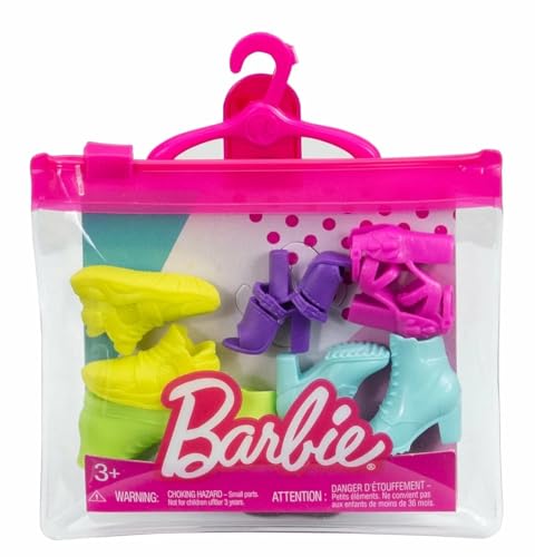 Barbie HBV30 Schuhset, Einfarbig, Bunt, S von Barbie