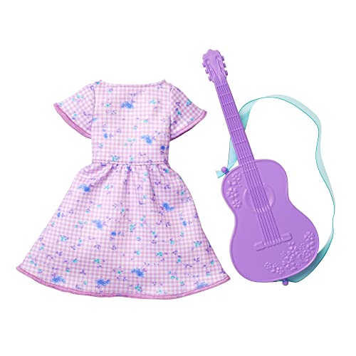 Barbie HBV65 Fashion Pack Outfit Musikerin, Kleid und Gitarre Barbie HBV65 Fashion Pack Outfit Musikerin, Kleid und Gitarre von Barbie