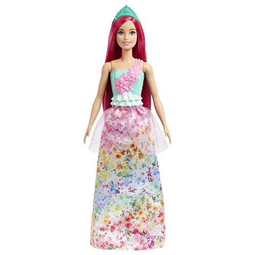 Barbie HGR15 - Dreamtopia Königlich Puppe (blonde Haare) mit Glitzer-Oberteil, Königlich -Rock und Königlich em Haarschmuck, Spielzeug für Kinder ab 3 Jahren von Barbie