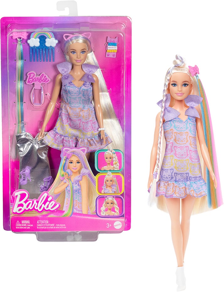 Barbie Hair Play Puppe Blond von Barbie