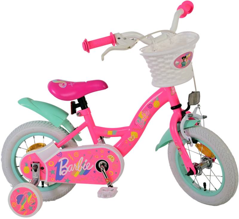 Barbie Kinderfahrrad 12 Zoll, Rosa von Barbie