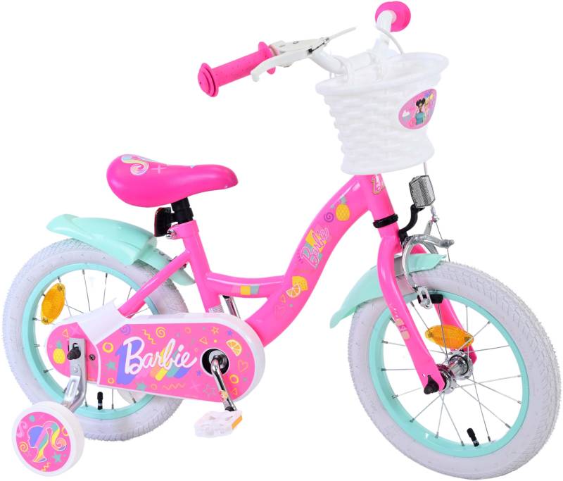 Barbie Kinderfahrrad 14 Zoll, Rosa von Barbie