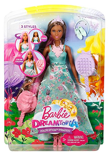 Barbie Mattel DWH43 - Dreamtopia Farbfrisuren Prinzessin Puppe, brünette Barbie Mattel DWH43 - Dreamtopia Farbfrisuren Prinzessin Puppe, brünette von Barbie