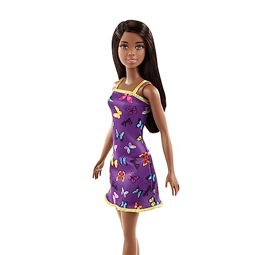 Barbie Mattel T7439 AFROAMERICANA Con Vestito Viola von Barbie