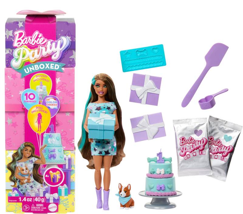 Barbie Party Unboxed Puppe 3 von Barbie