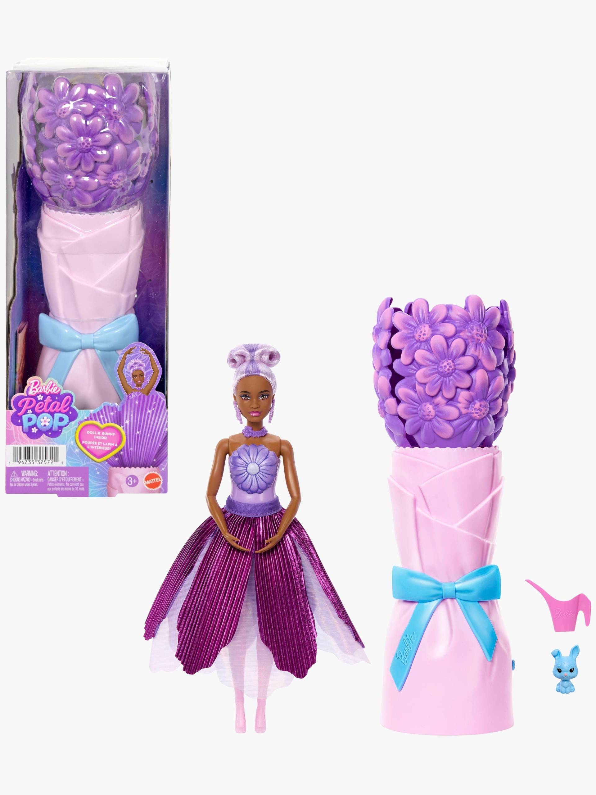 Barbie Petal Pop Flower Surprise Puppe Gänseblümchen, Lila Barbie Petal Pop Flower Surprise Puppe Gänseblümchen, Lila von Barbie