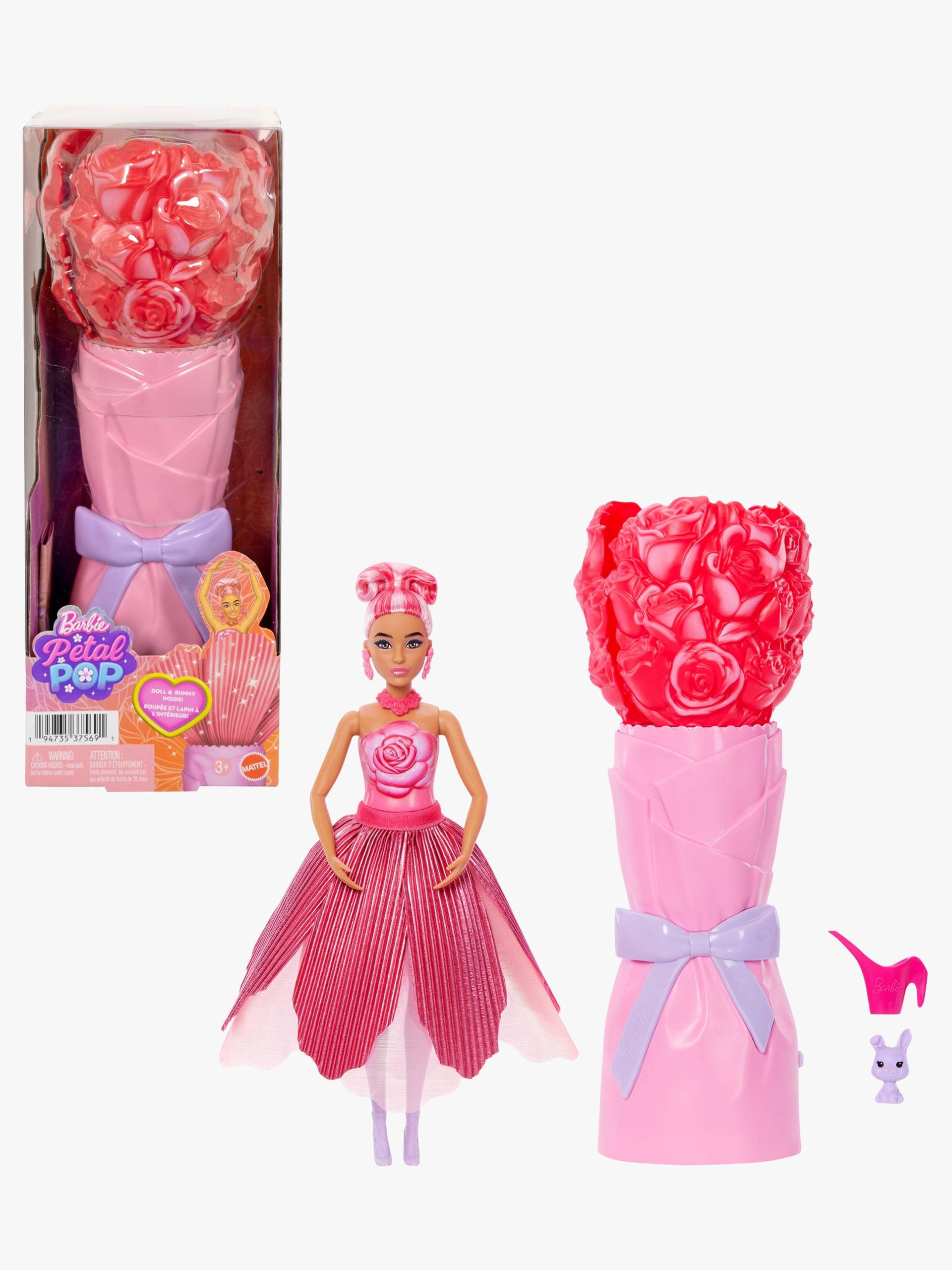 Barbie Petal Pop Flower Surprise Puppe Rose, Rot Barbie Petal Pop Flower Surprise Puppe Rose, Rot von Barbie
