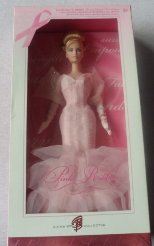 Barbie - Pink Ribbon - EXCLUSIVE for The Susan G. Komen / Breast Cancer Foundation - Pink Label - Collector Edition - mit COA / Certificate of Authenticity - OVP von Mattel