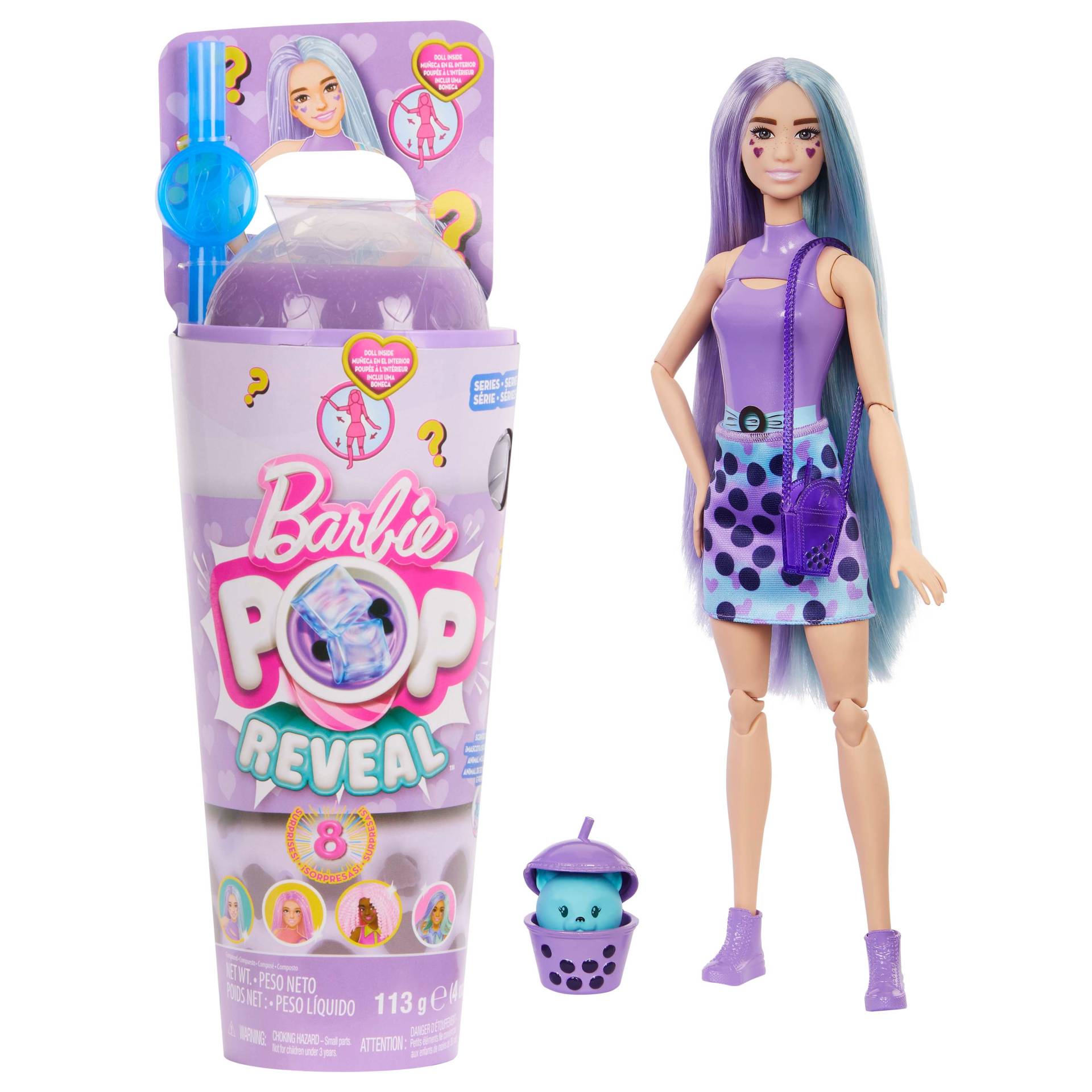 Barbie Pop Reveal Puppe Boba Taro Milk von Barbie