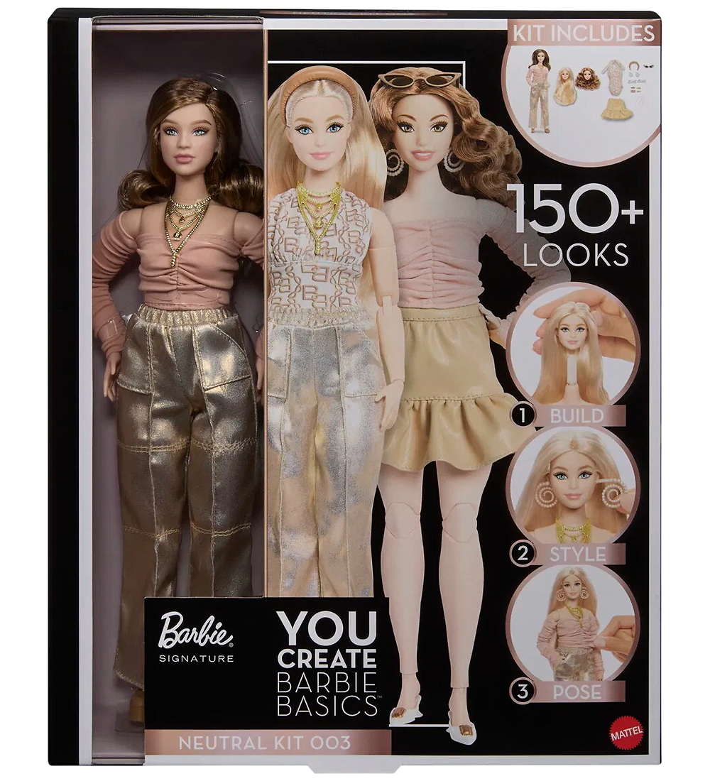 Barbie Puppe - 29 cm - Signature - Selbstgestaltet - Neutral Bau - Barbie - One Size - Puppen Barbie Puppe - 29 cm - Signature - Selbstgestaltet - Neutral Bau - Barbie - One Size - Puppen von Barbie