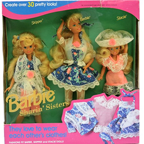 Barbie Sharin' Sisters Gift Set: Barbie, Skipper & Stacie Dolls (1992) von Barbie