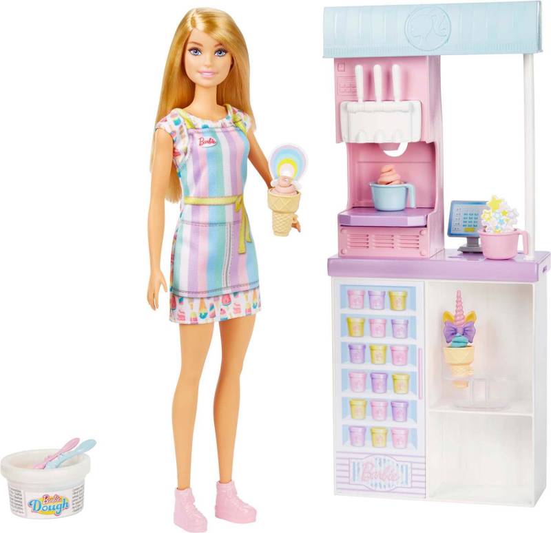 Barbie Spielset Eisstand mit Puppe von Barbie