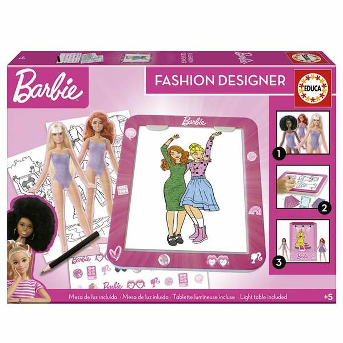 Bastelspiel Barbie (3 Stück) von Barbie