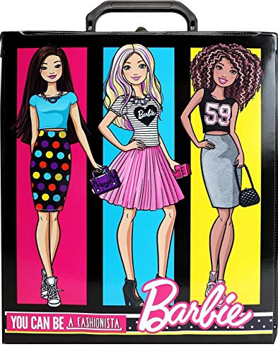 Fashionista Barbie Puppen-Aufbewahrungskoffer – Holdsup für 6 Puppen und Zubehör von Barbie