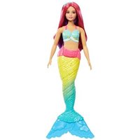 MATTEL FJC89 FJC93 Barbie Dreamtopia Meerjungfrau: Regenbogen-Meerjungfrau (pinke Haare) von Barbie